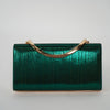 Emerelle Clutch – Metallic Emerald Evening Bag