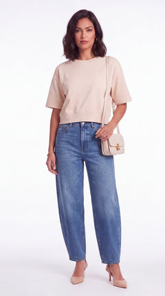 Jia Rib Band Pullover