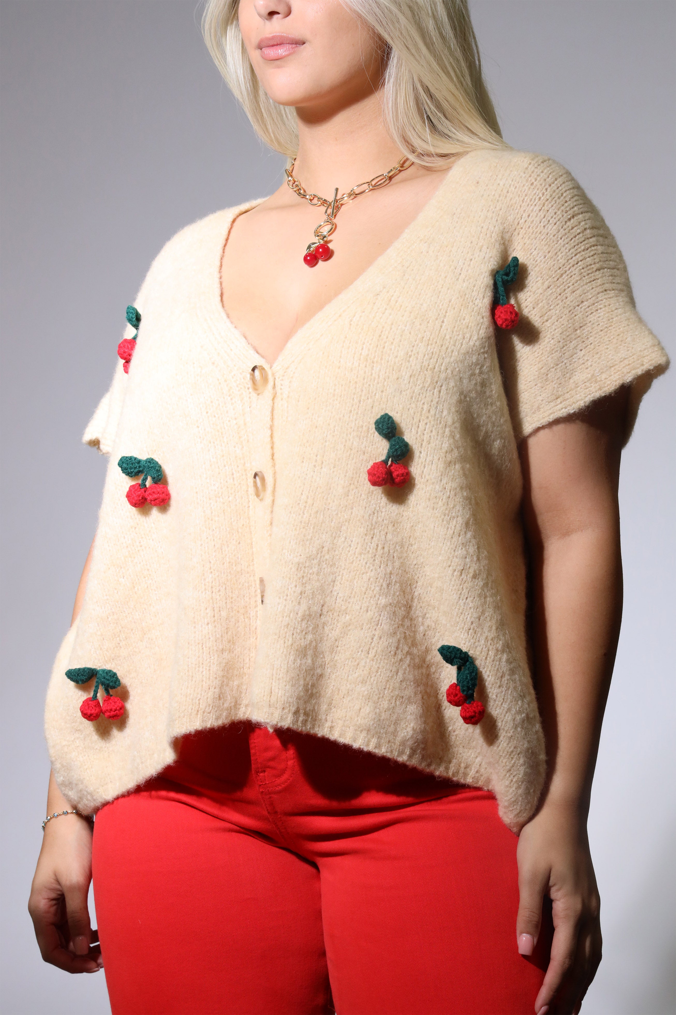 Cherries Sweater Vest