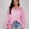 Ruva Stripped Oversized Button Down