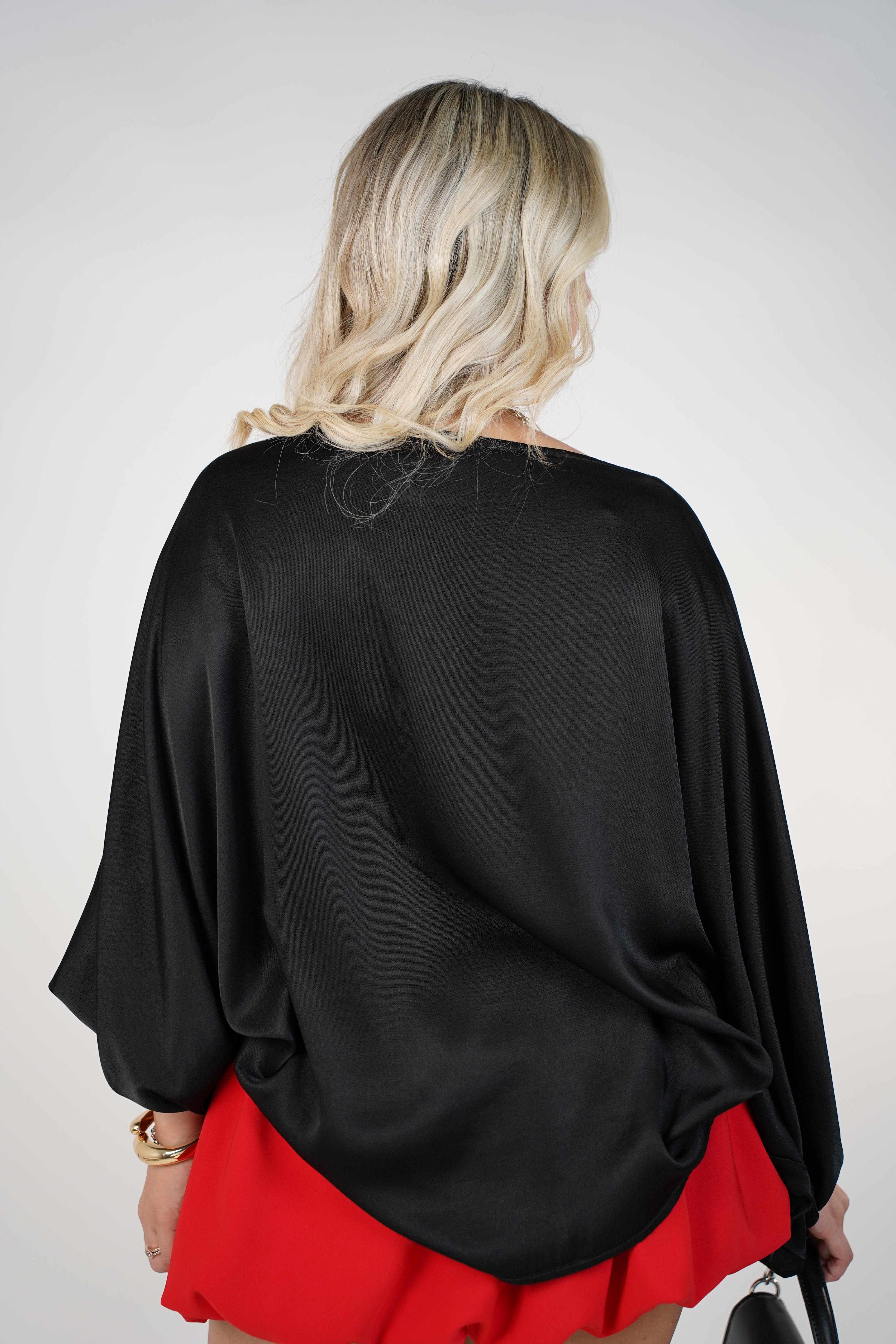 Luma Satin Blouse – Plum Radiance with Effortless Flow