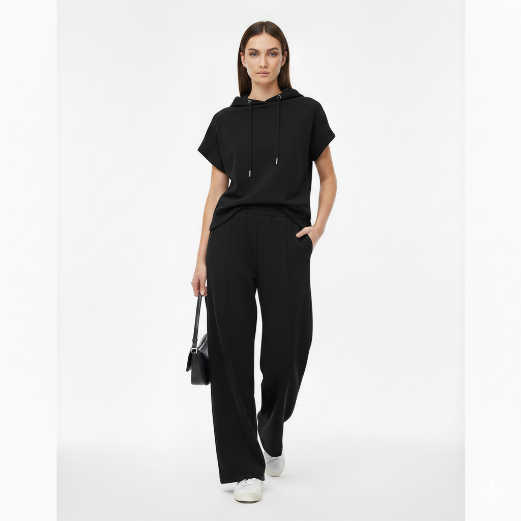 Morisa Hooded Pants Set – Effortless Luxe Loungewear