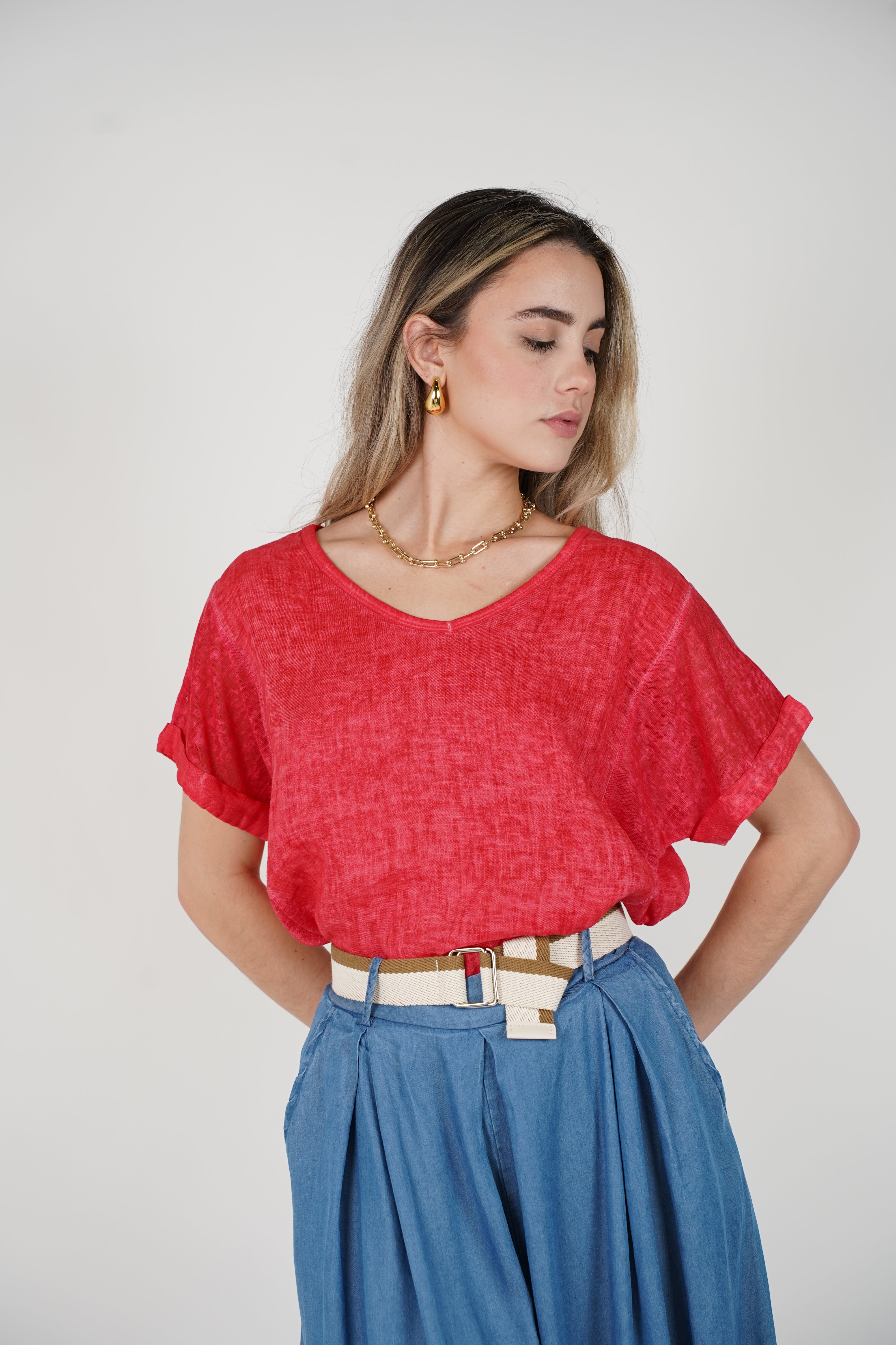 Norea Linen Top – Effortlessly Breezy, Naturally Chic