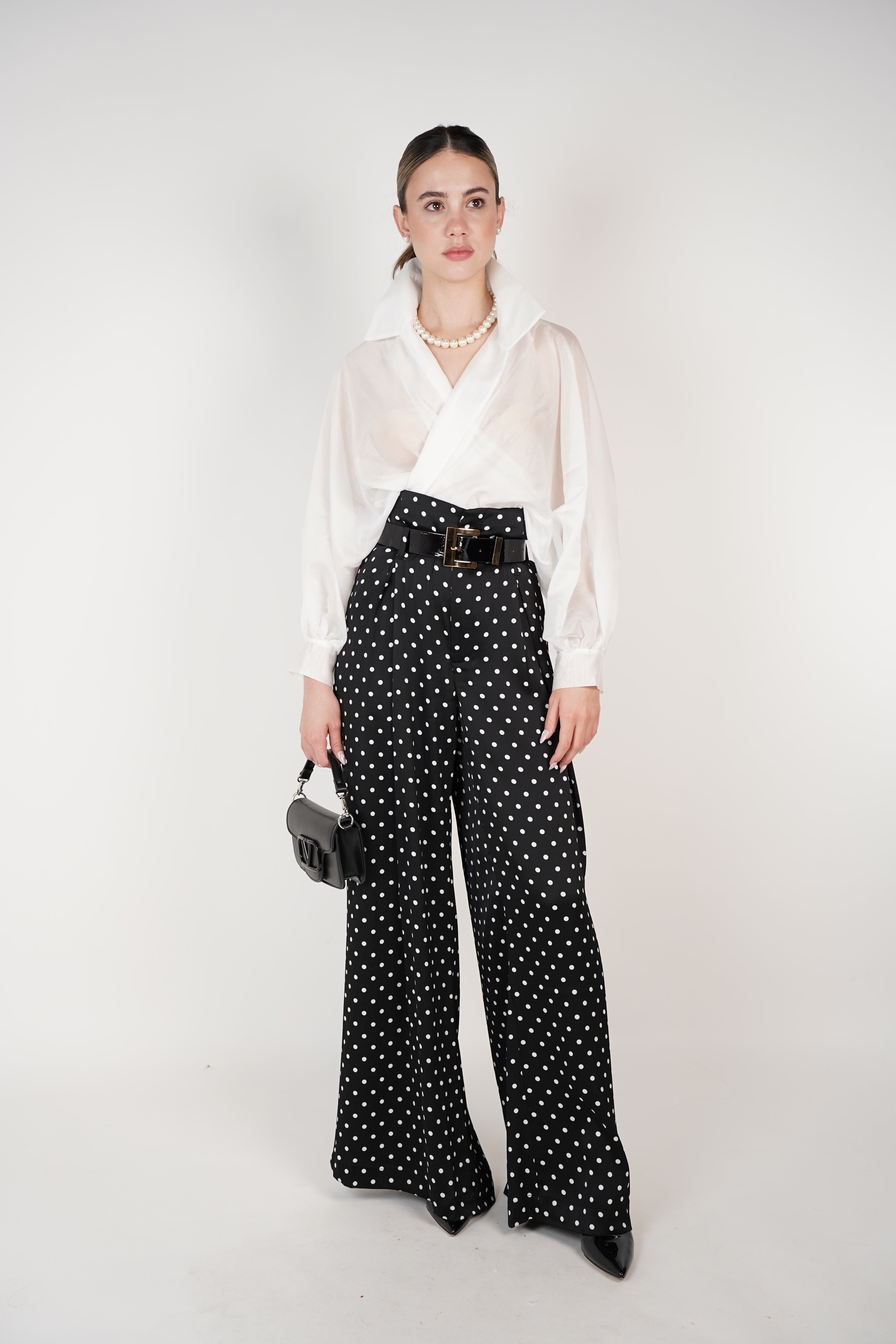 Suni Polka Dot Pants – Classic Chic with a Modern Flow