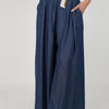 Vionne Belted Pants – Effortless Wide-Leg Style with Included Belt