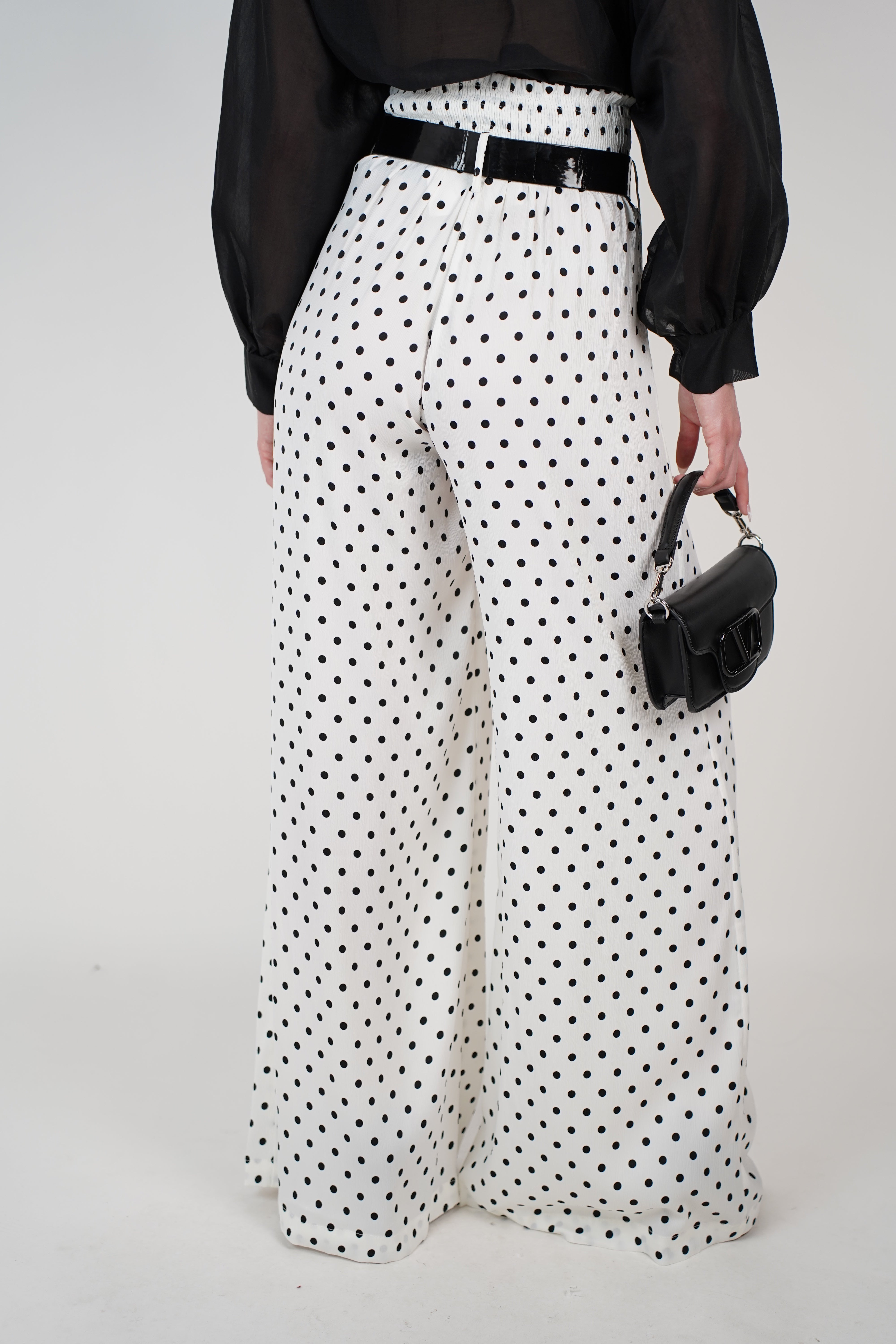 Suni Polka Dot Pants – Classic Chic with a Modern Flow