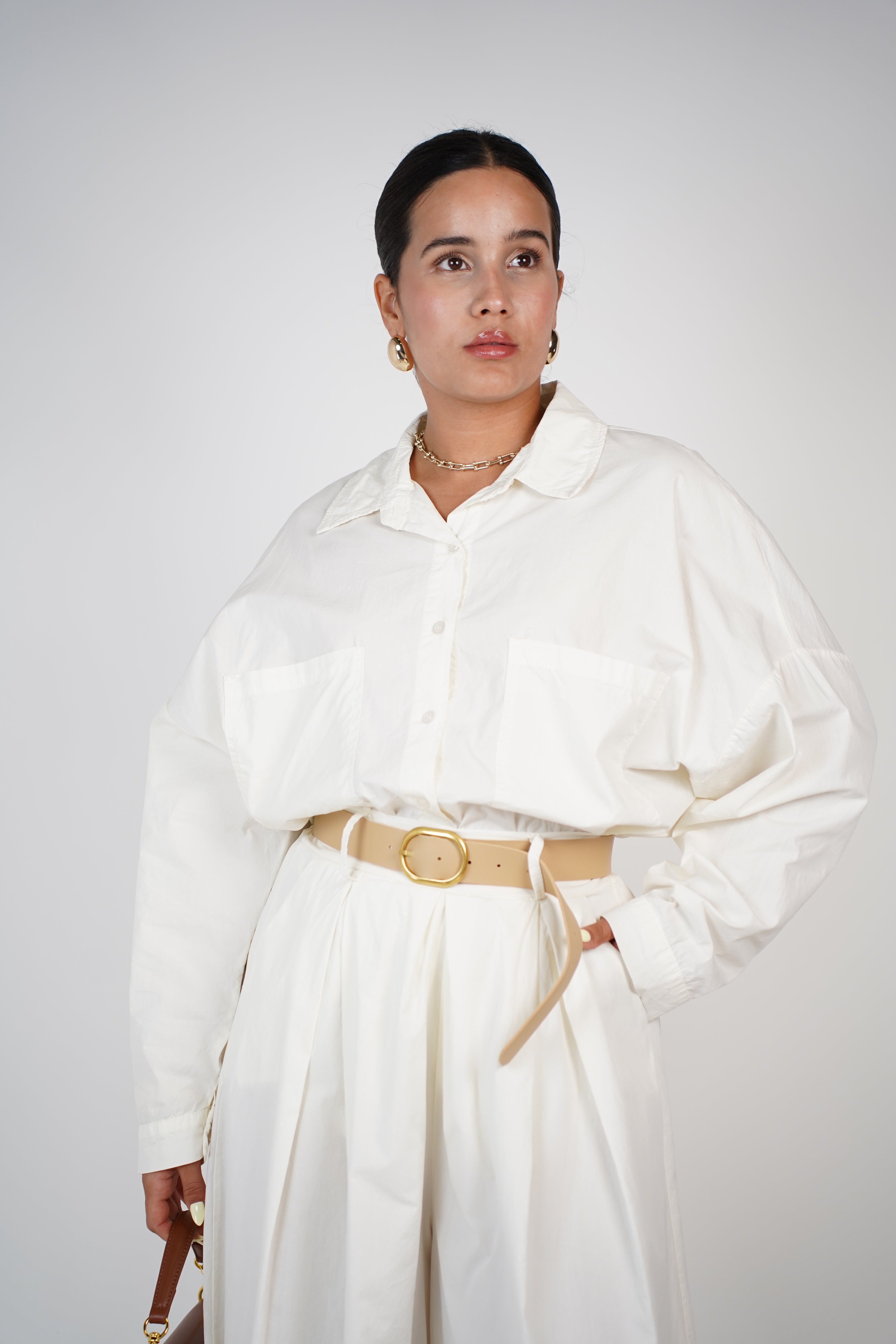 Lovie Belted Wide Leg Pants – Minimal, Flowing & Chic