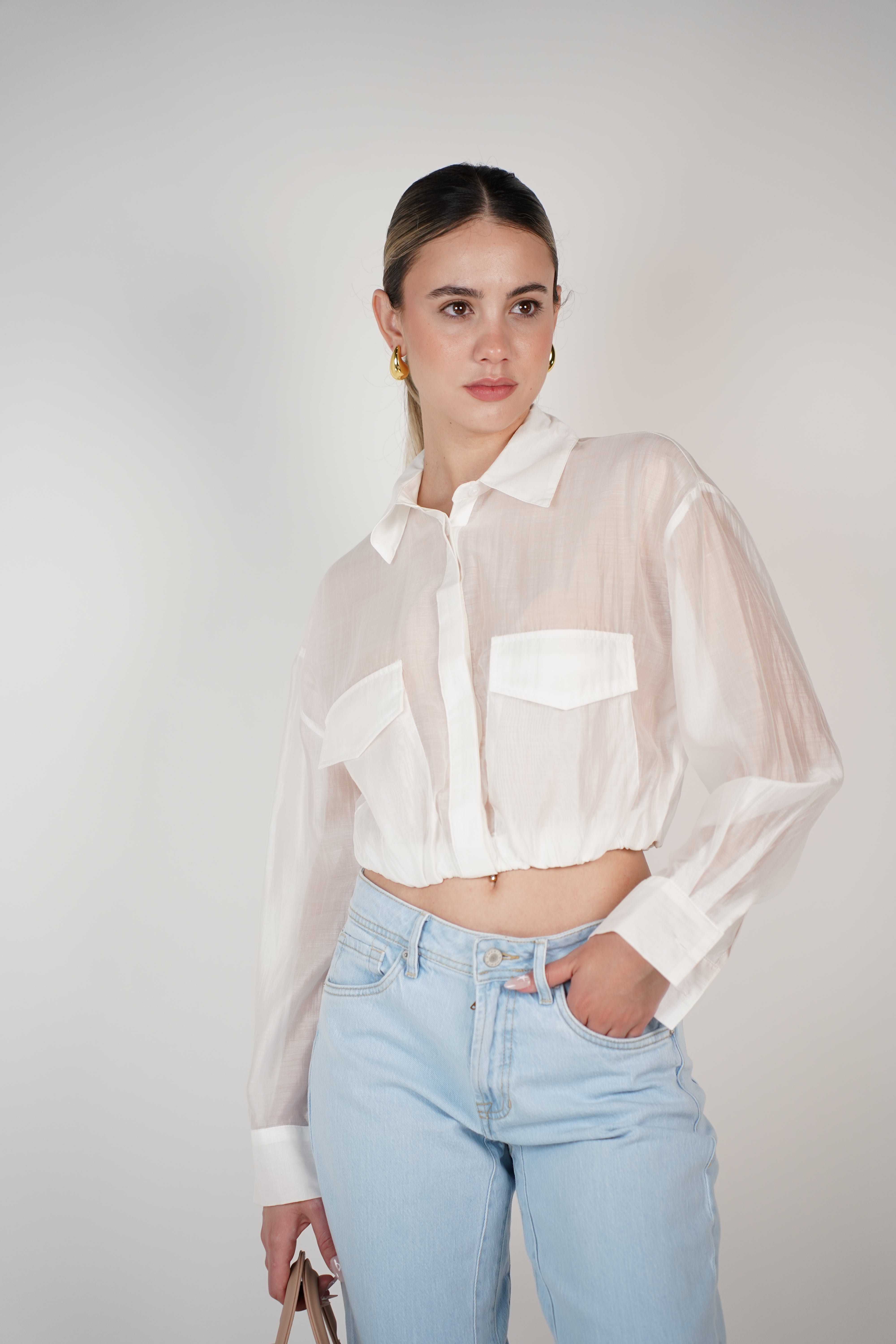 Ovia Sheer Crop Tops – Light, Airy, and Effortlessly Chic