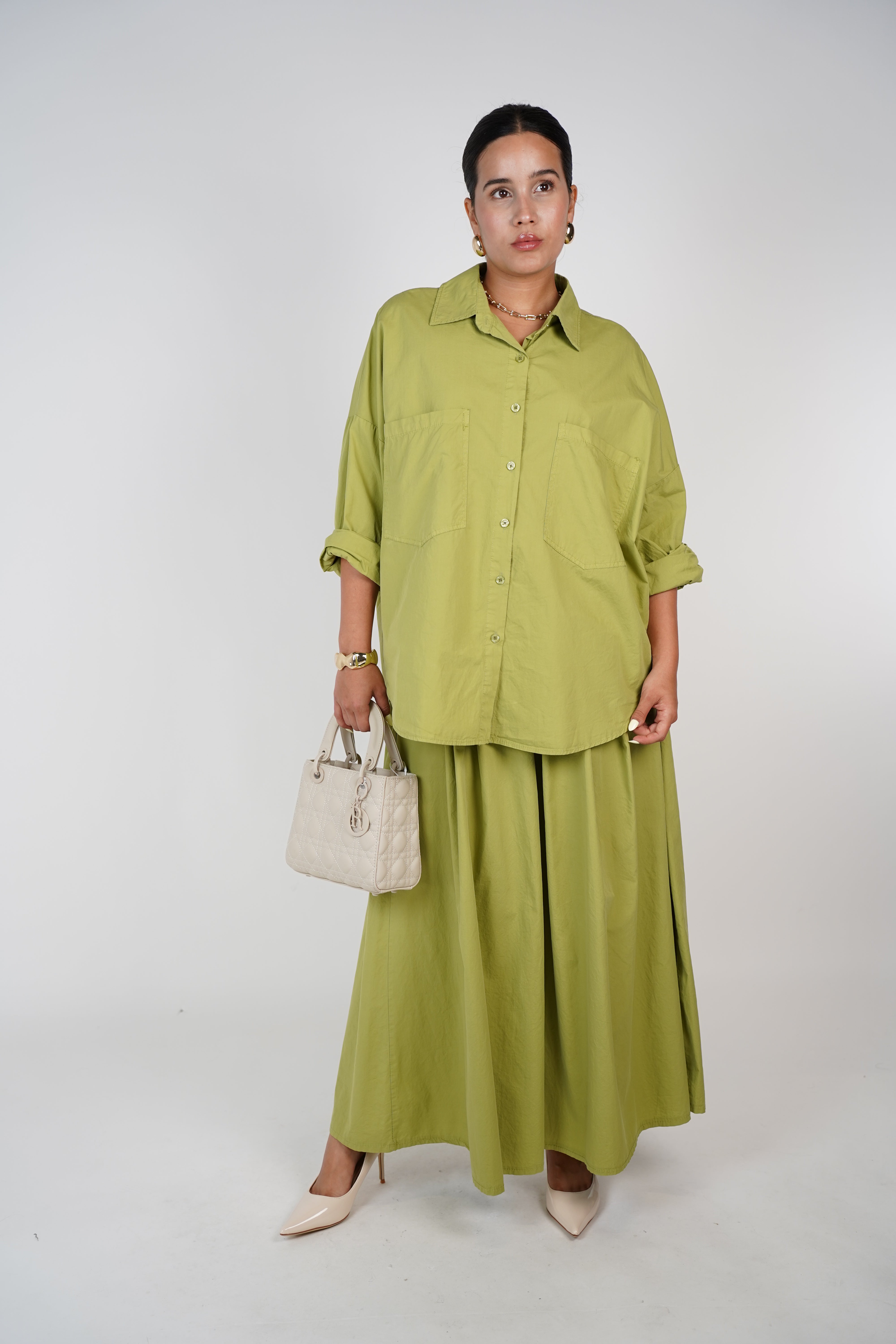 Narie Oversized Button Down – Effortless, Clean, and Timeless