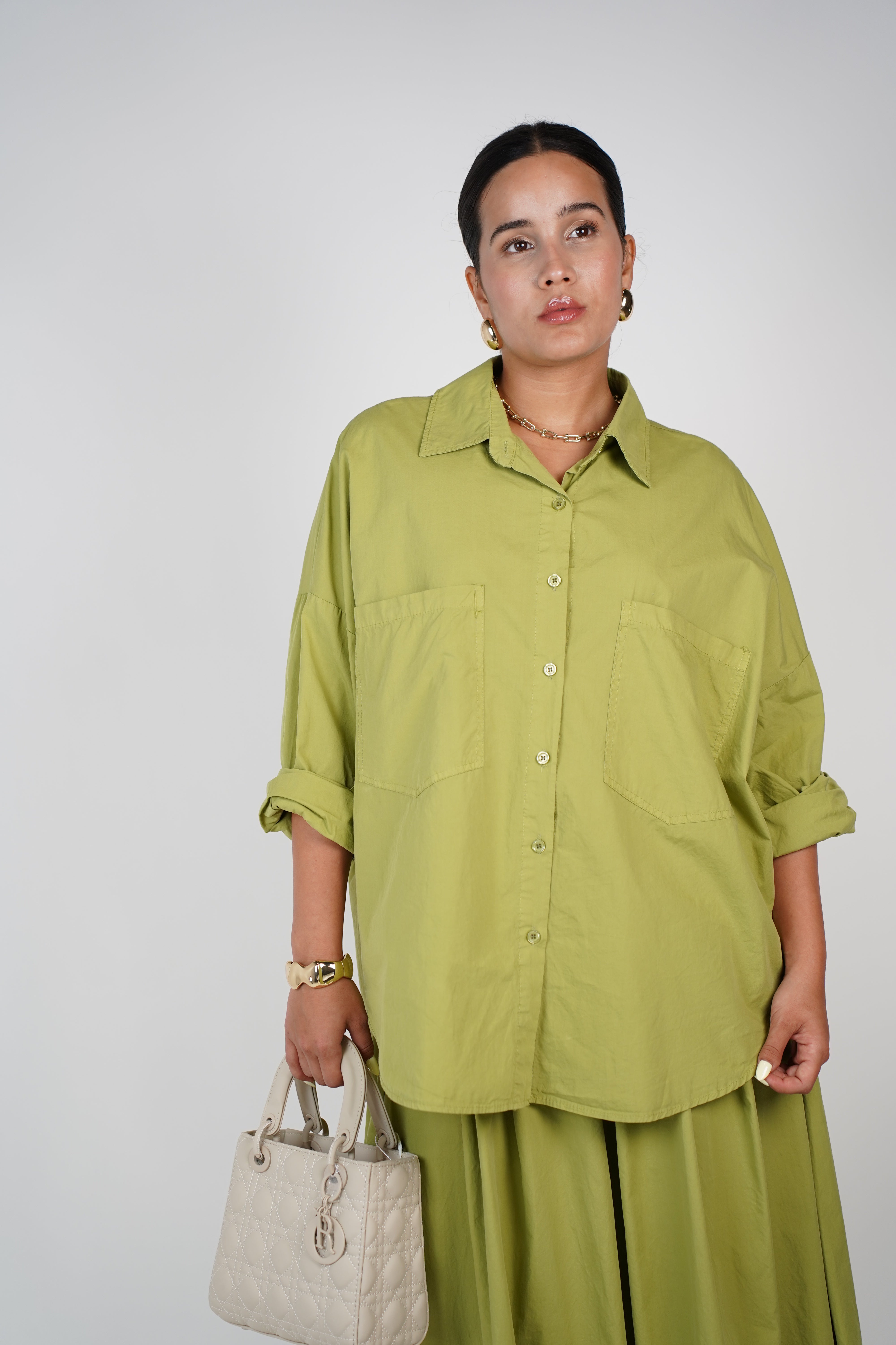 Narie Oversized Button Down – Effortless, Clean, and Timeless