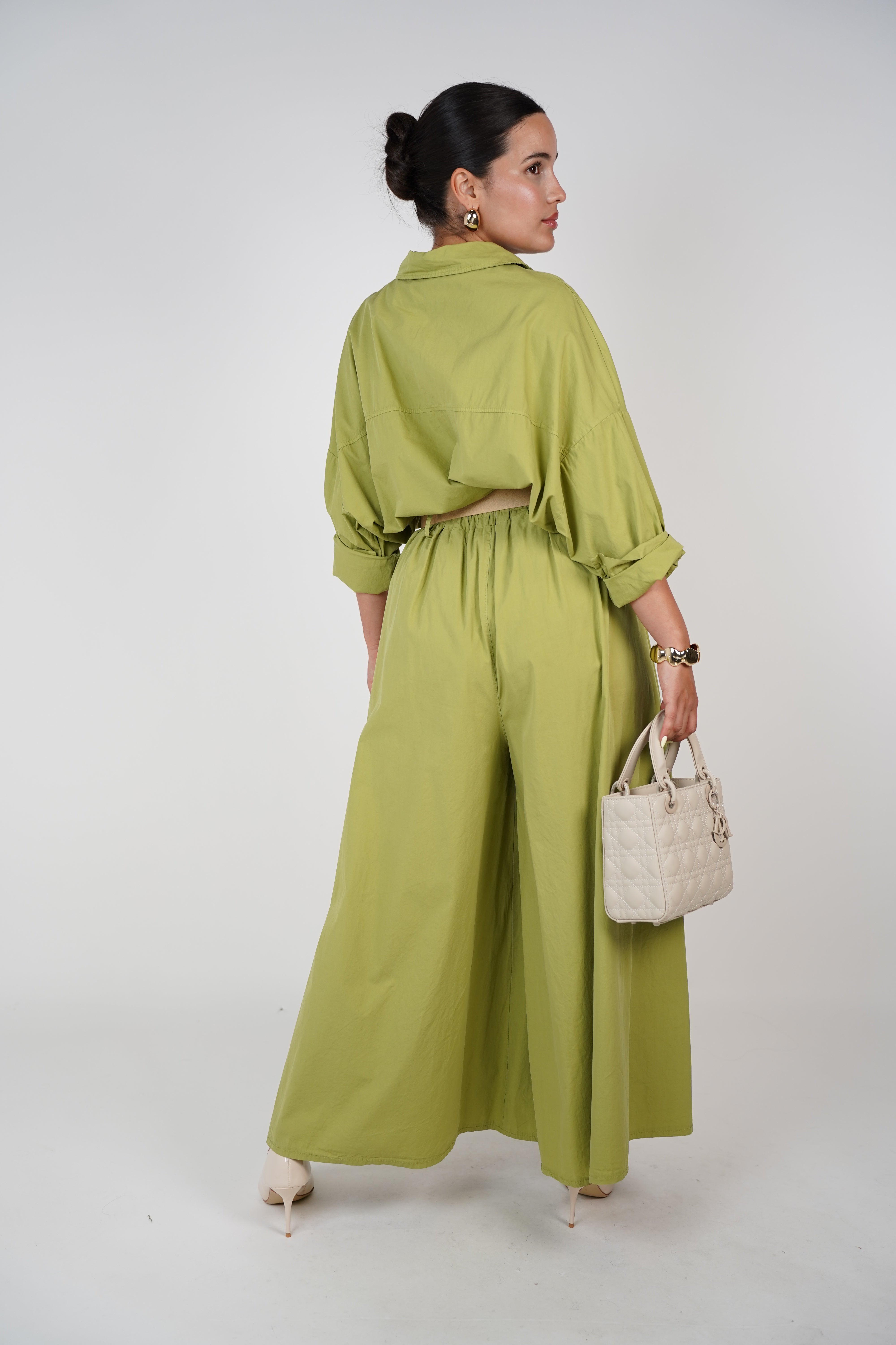 Lovie Belted Wide Leg Pants – Minimal, Flowing & Chic