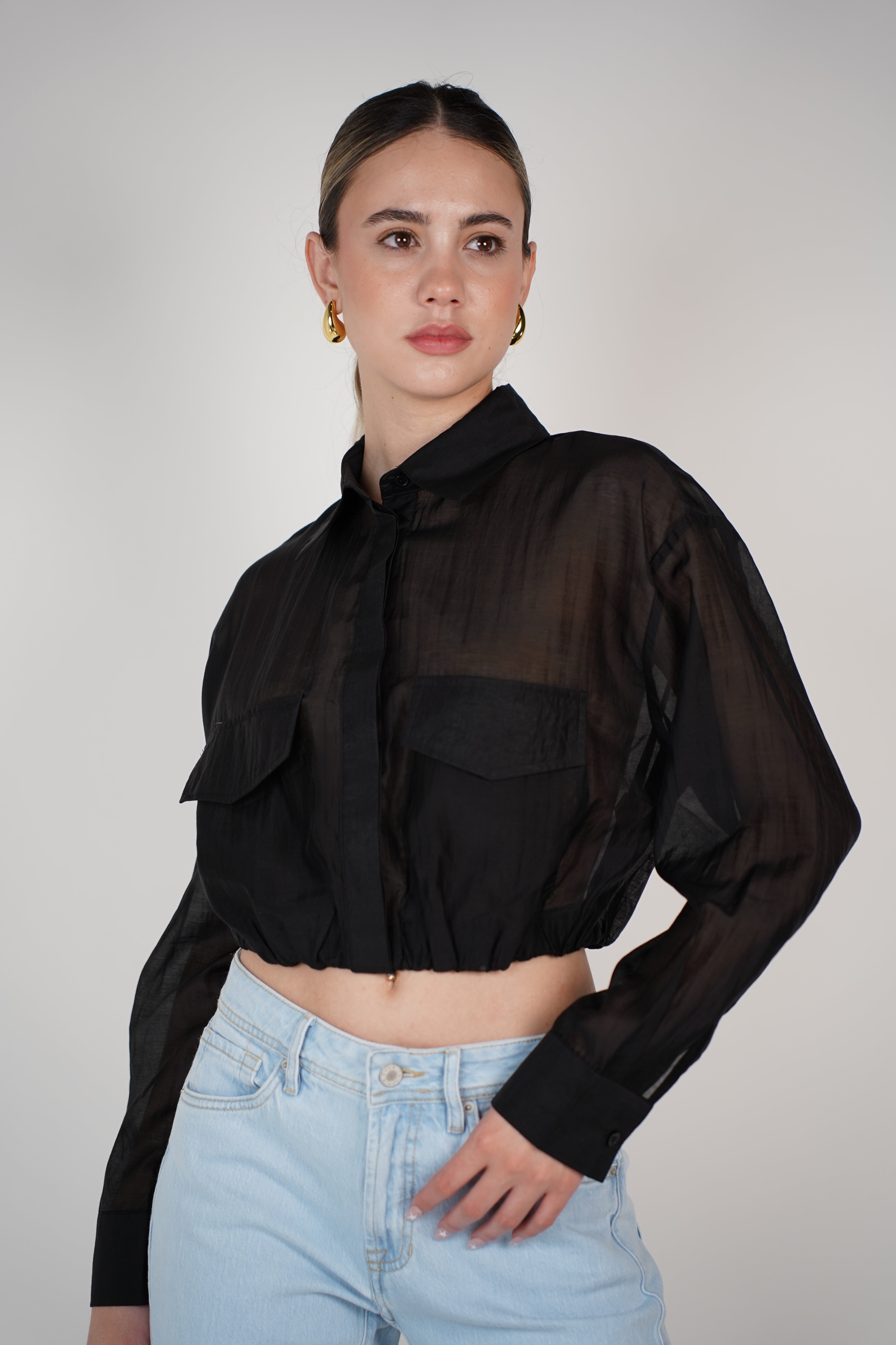 Ovia Sheer Crop Tops – Light, Airy, and Effortlessly Chic