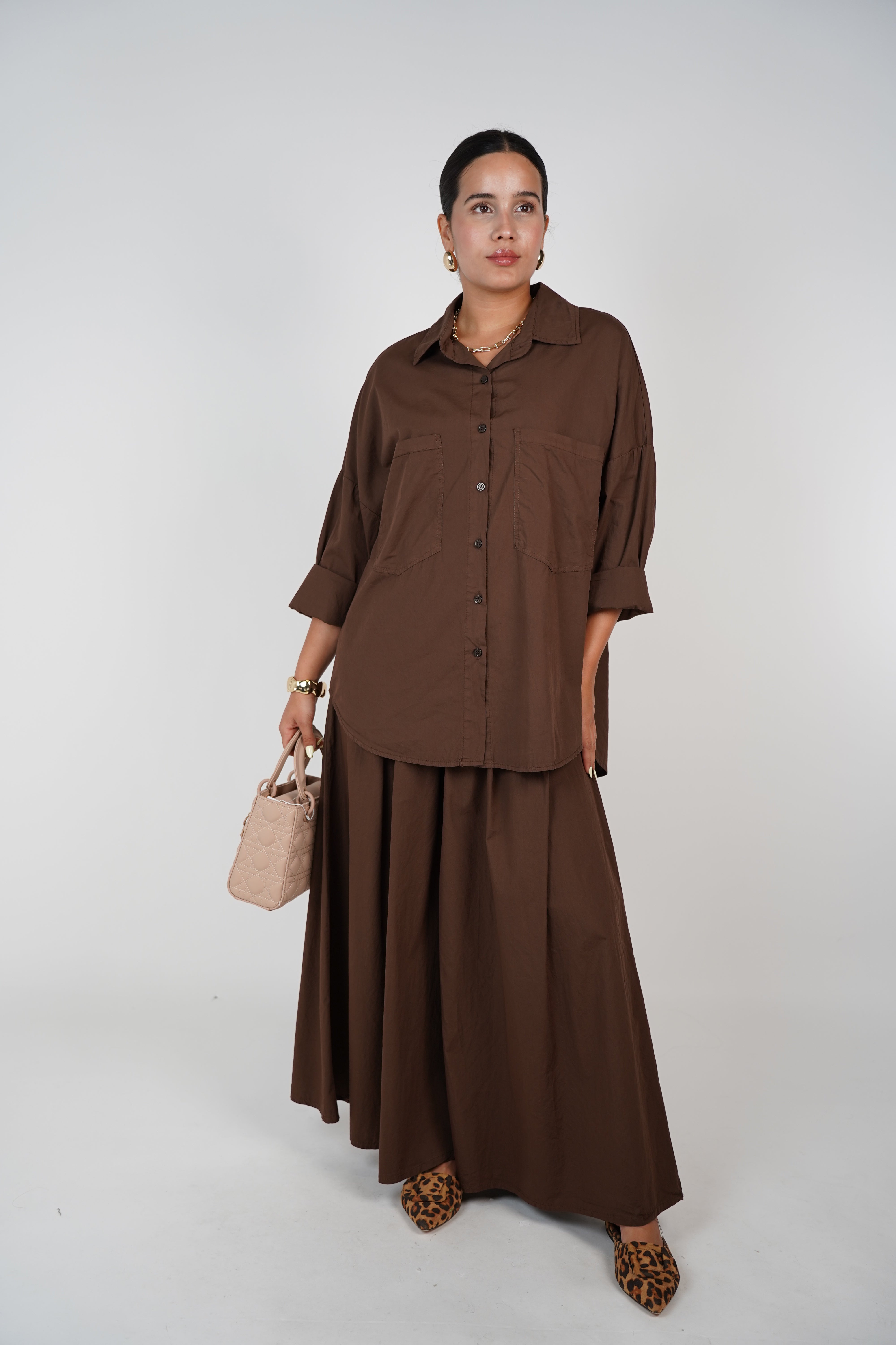 Narie Oversized Button Down – Effortless, Clean, and Timeless