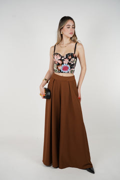 Norelia Palazzo Pants – Flowy High-Waist Silhouette for Effortless Chic