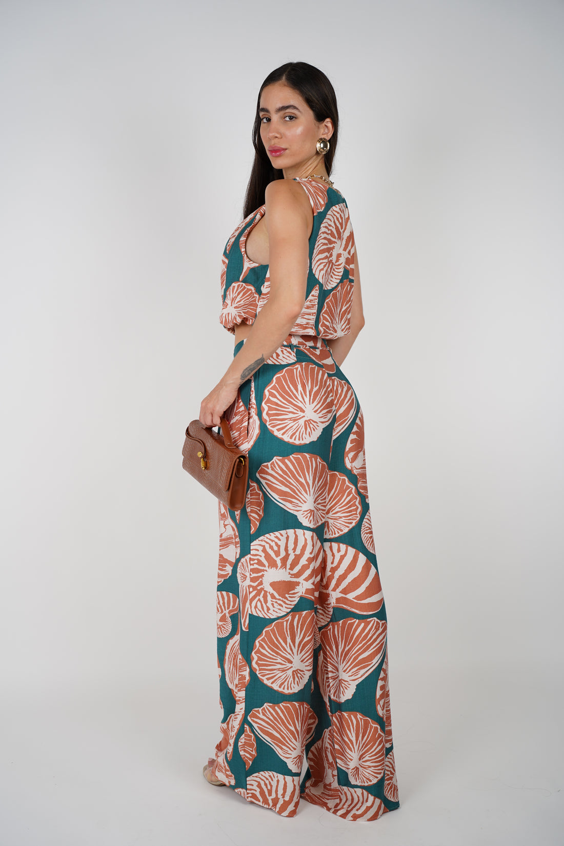 Lurea Pants Set – Bold Coastal Print in a Breezy Fit