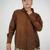 Davi Oversized Button Down – Sheer Drama
