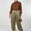 Alia Stamped Aladdin Joggers – Bold Leopard Meets Luxe Ease