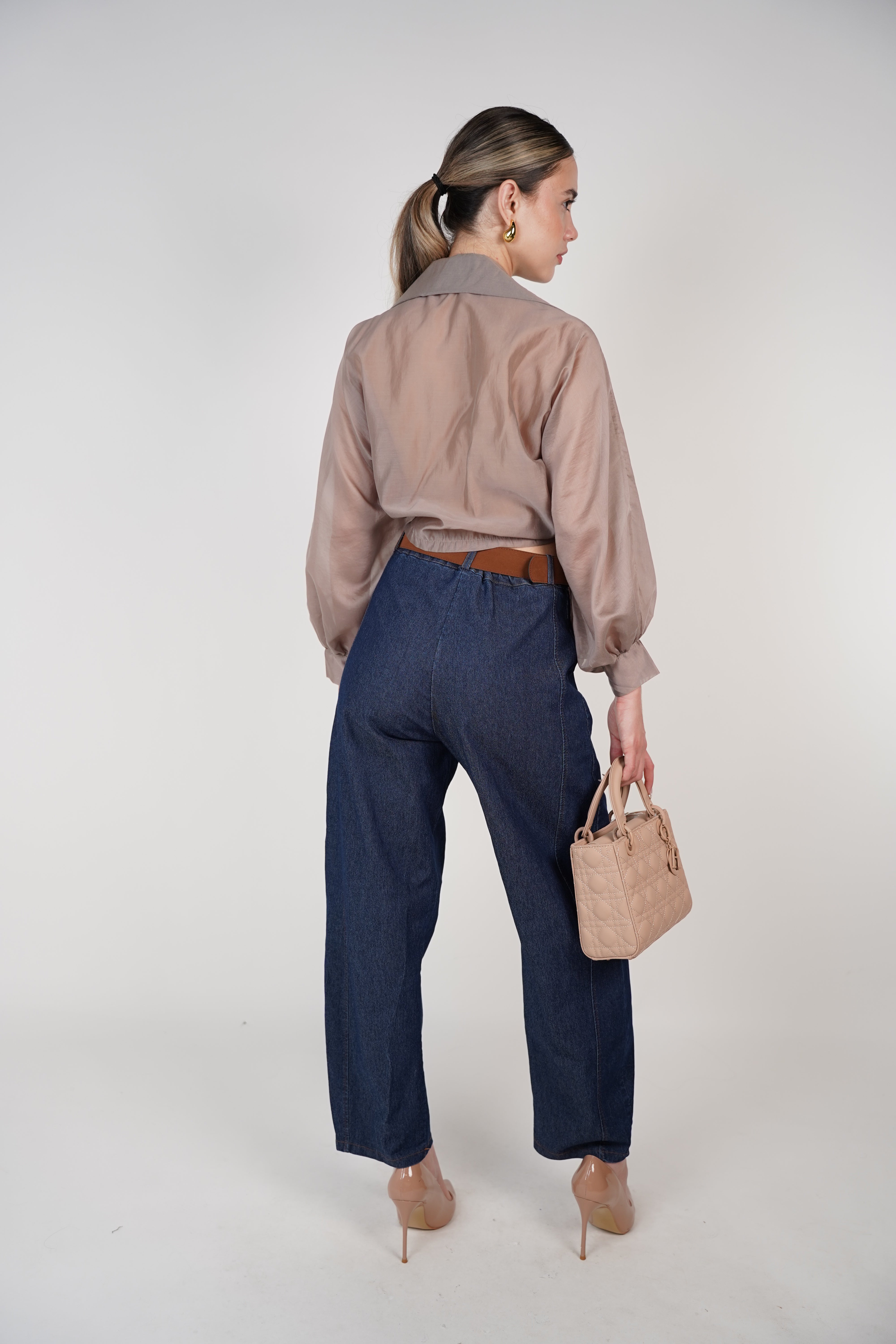 Tova Belted Jeans – Clean Lines, Polished Denim Look