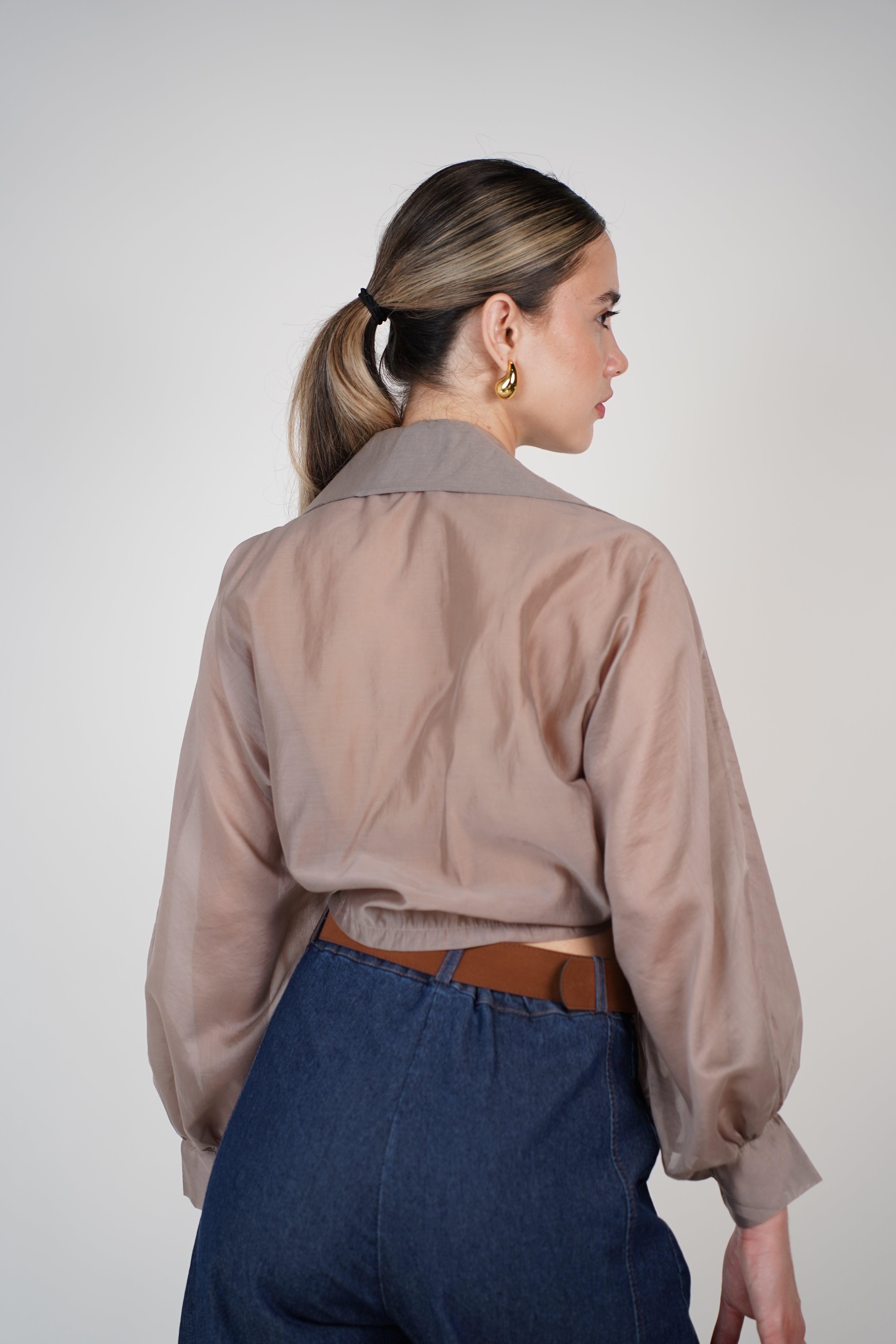 Jena Sheer Blouse – Bold, Light, and Breezy