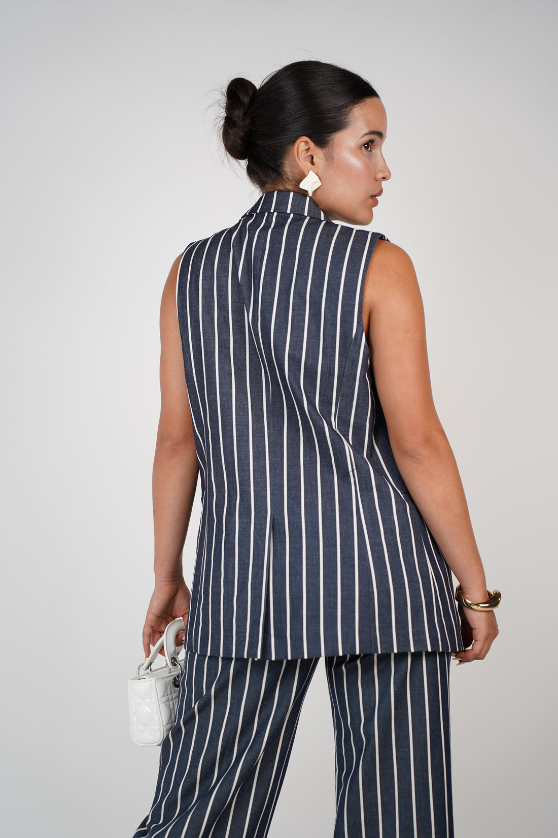 Rilo Striped Pants Set – Power Stripes, Sleek Impact