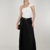Juana Satin Pleated Maxi Skirt – Effortlessly Elegant Statement Piece