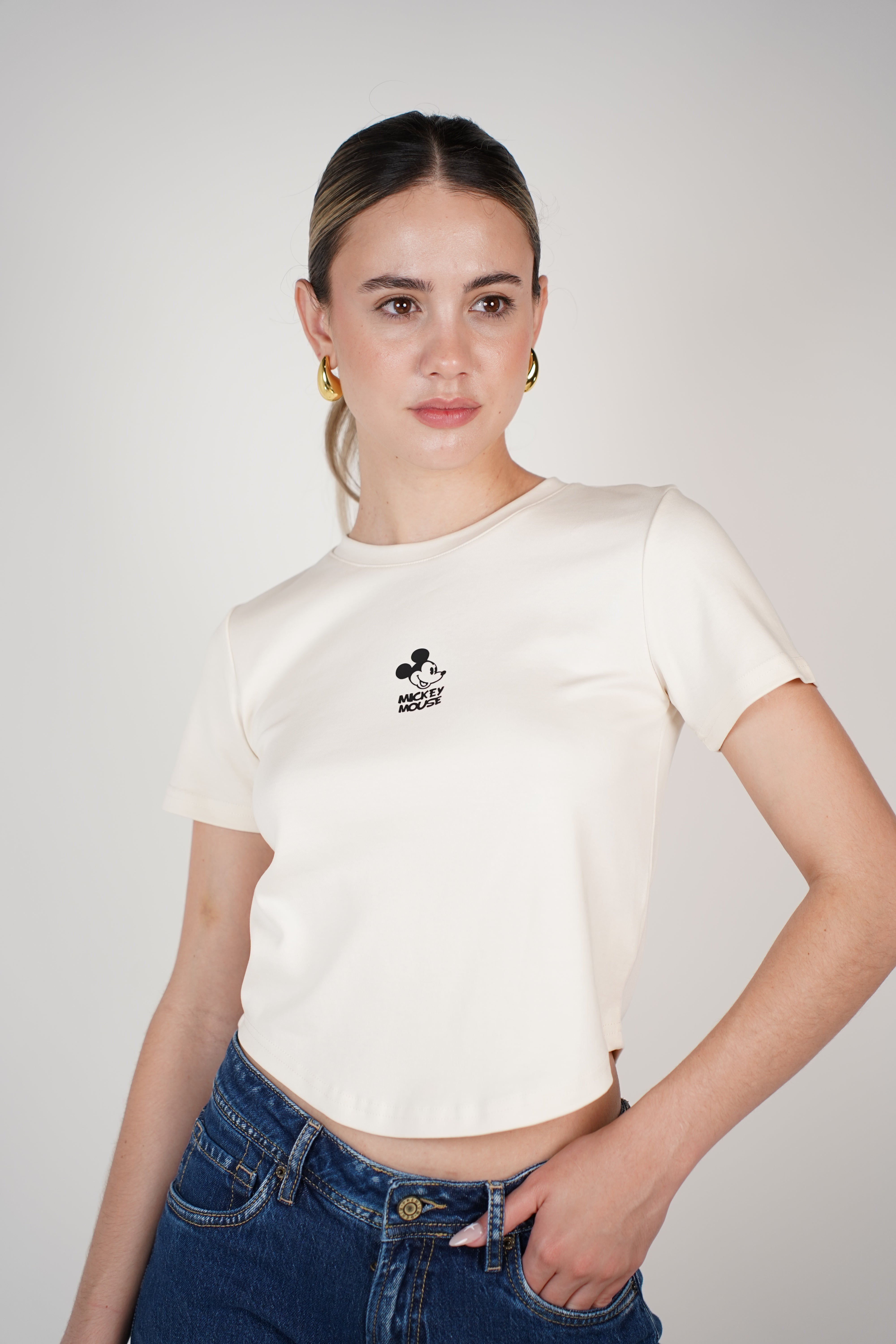 Veya Mickey Cropped Top – Cute, Playful & Everyday-Ready