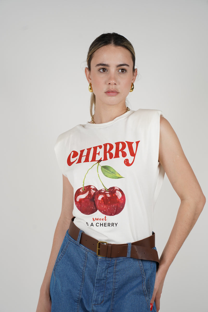 Padded Cherry Top – Fresh, playful, and bold