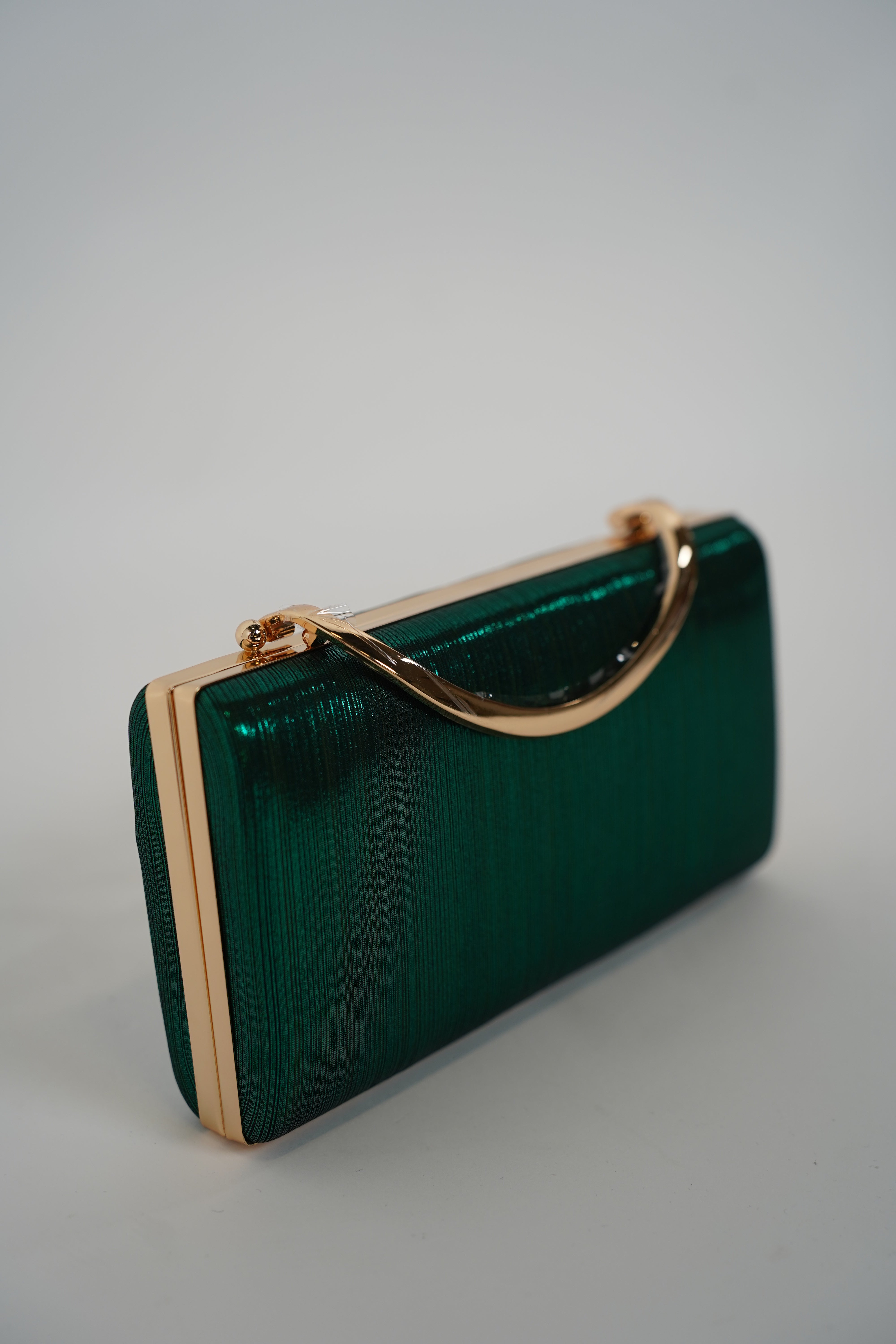 Emerelle Clutch – Metallic Emerald Evening Bag