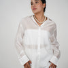 Davi Oversized Button Down – Sheer Drama
