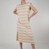 Italian Striped Maxi – Effortless, Edgy & Chic