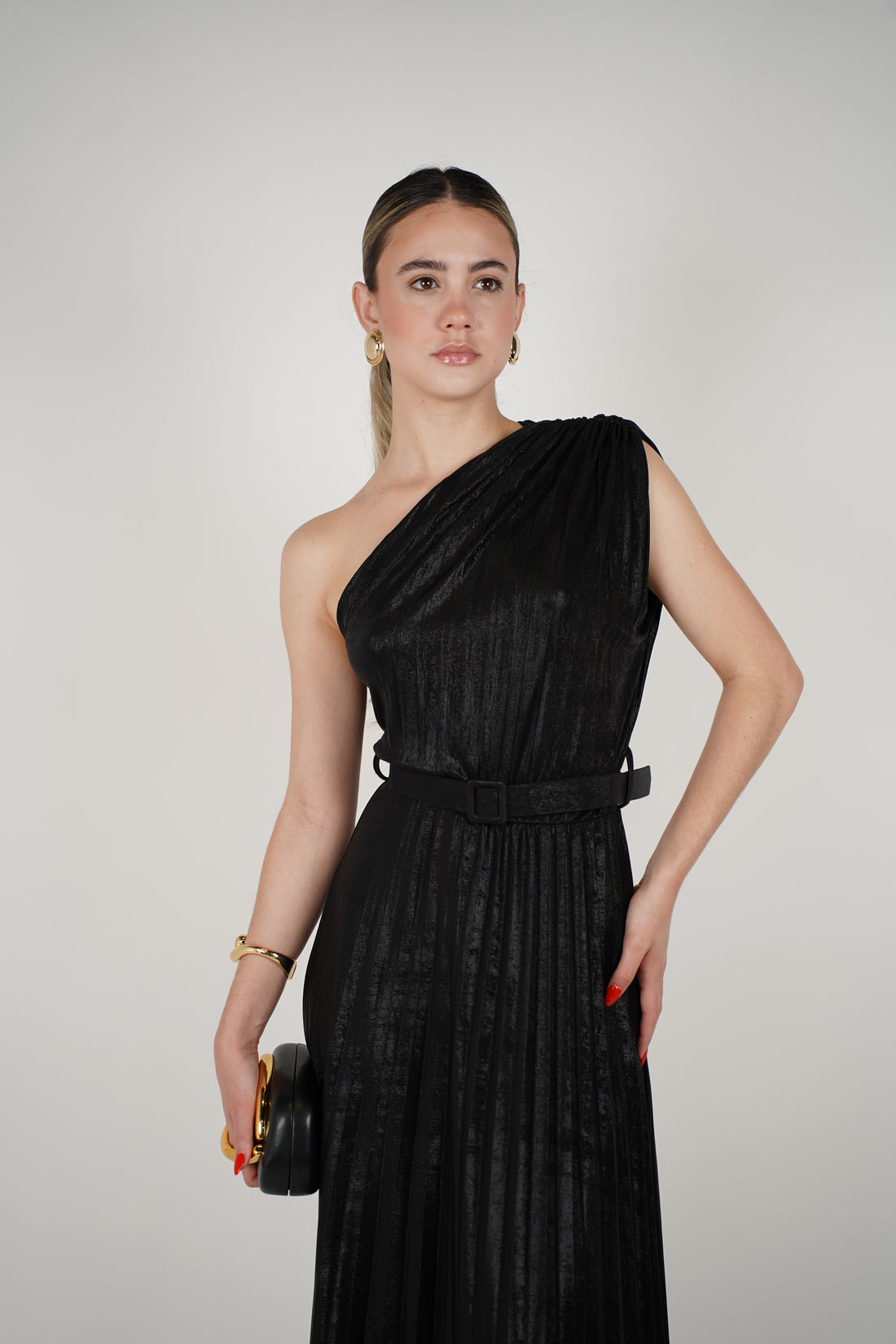 Vestido laminado Mavis