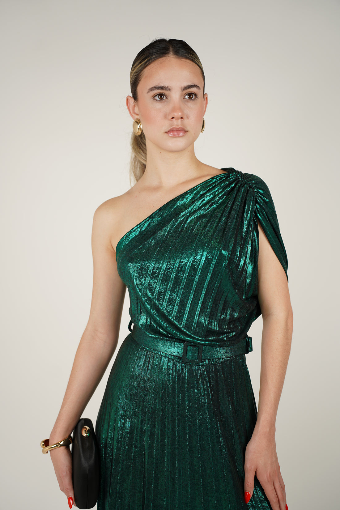 Vestido laminado Mavis