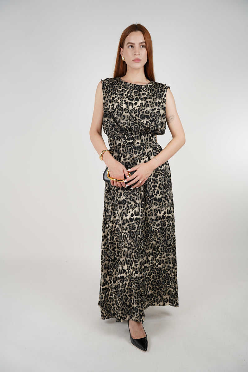Josephine Dress – Bold, Flowy, and Fierce in Leopard Print