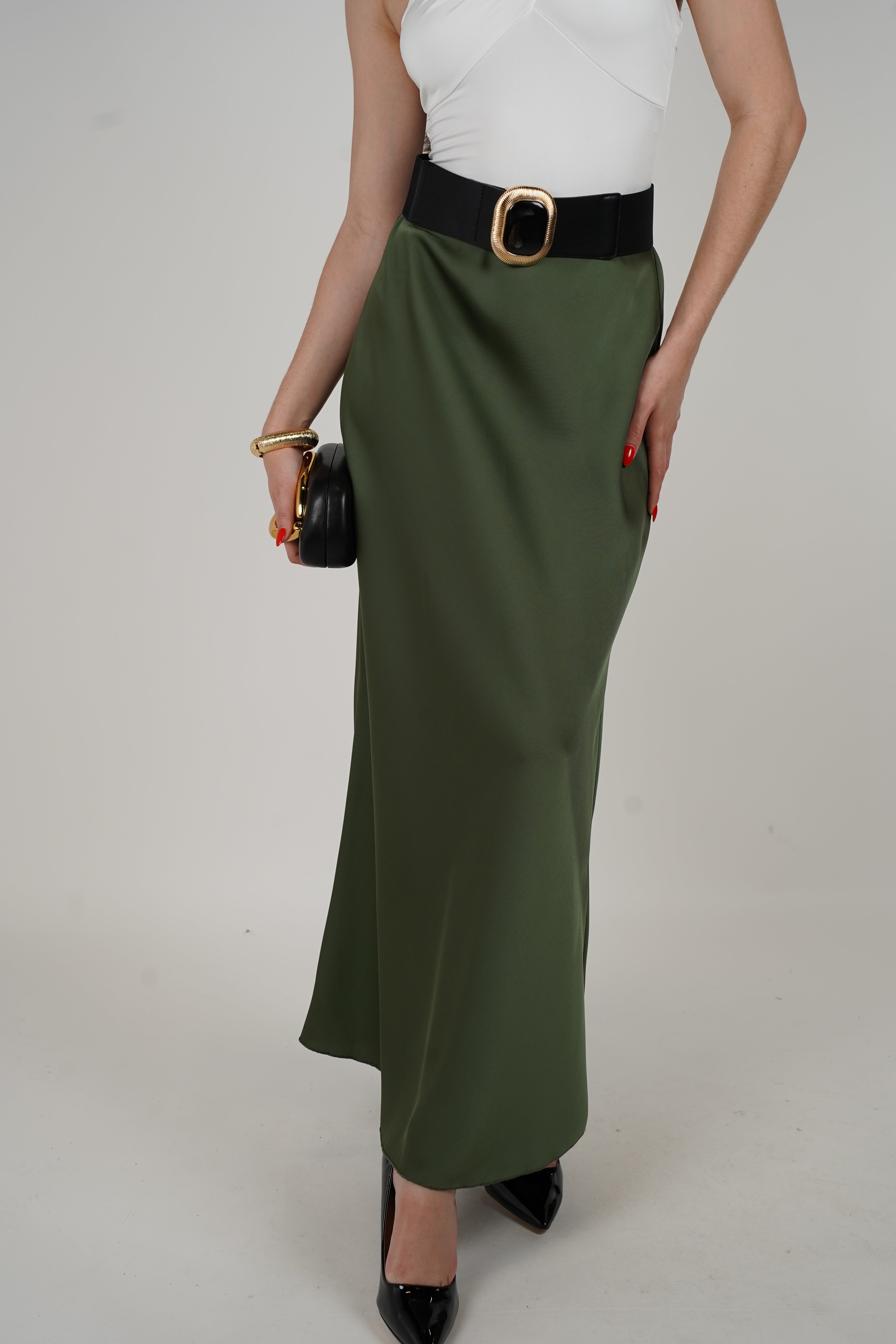 Alicia Skirt – Sleek Maxi Elegance