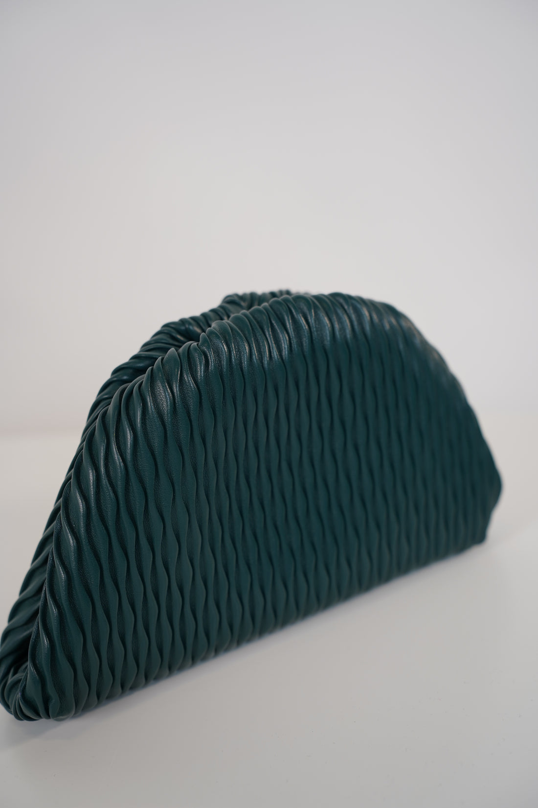 Vixar Textured Clutch – Modern Pleated Evening Bag