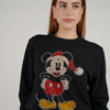 Santa Hat Mickey Sweater – Classic Tan with Holiday Cheer
