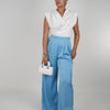 Shofie High-Waisted Wide-Leg Trousers – Statement Style with Tailored Elegance