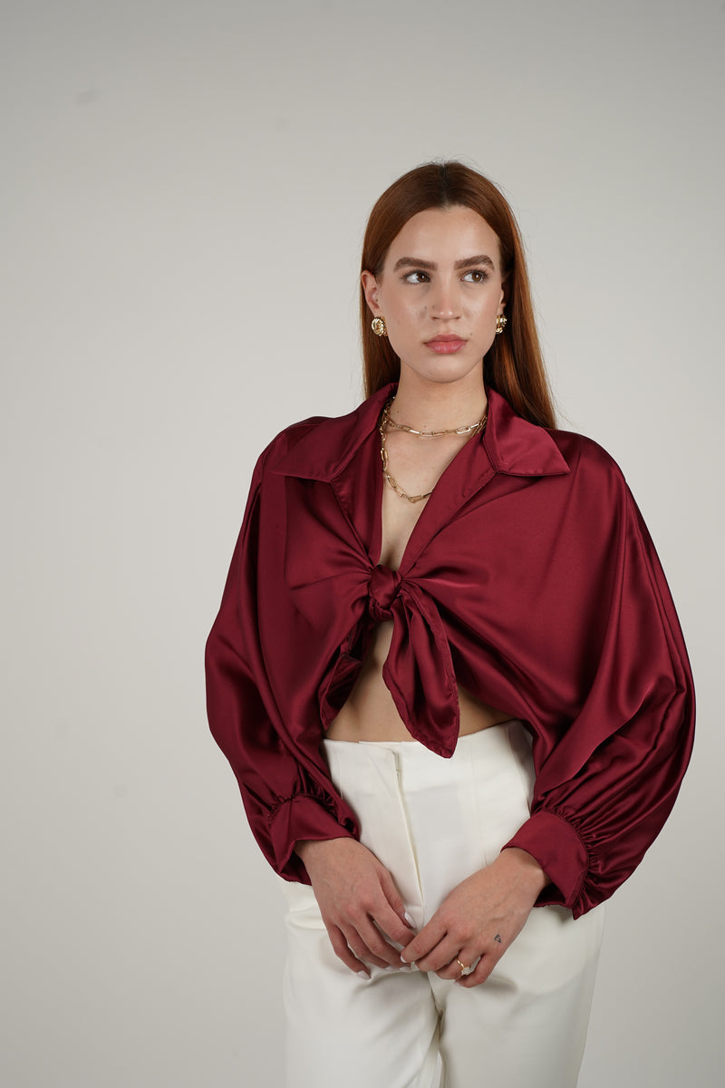 Blusa de seda Agatha