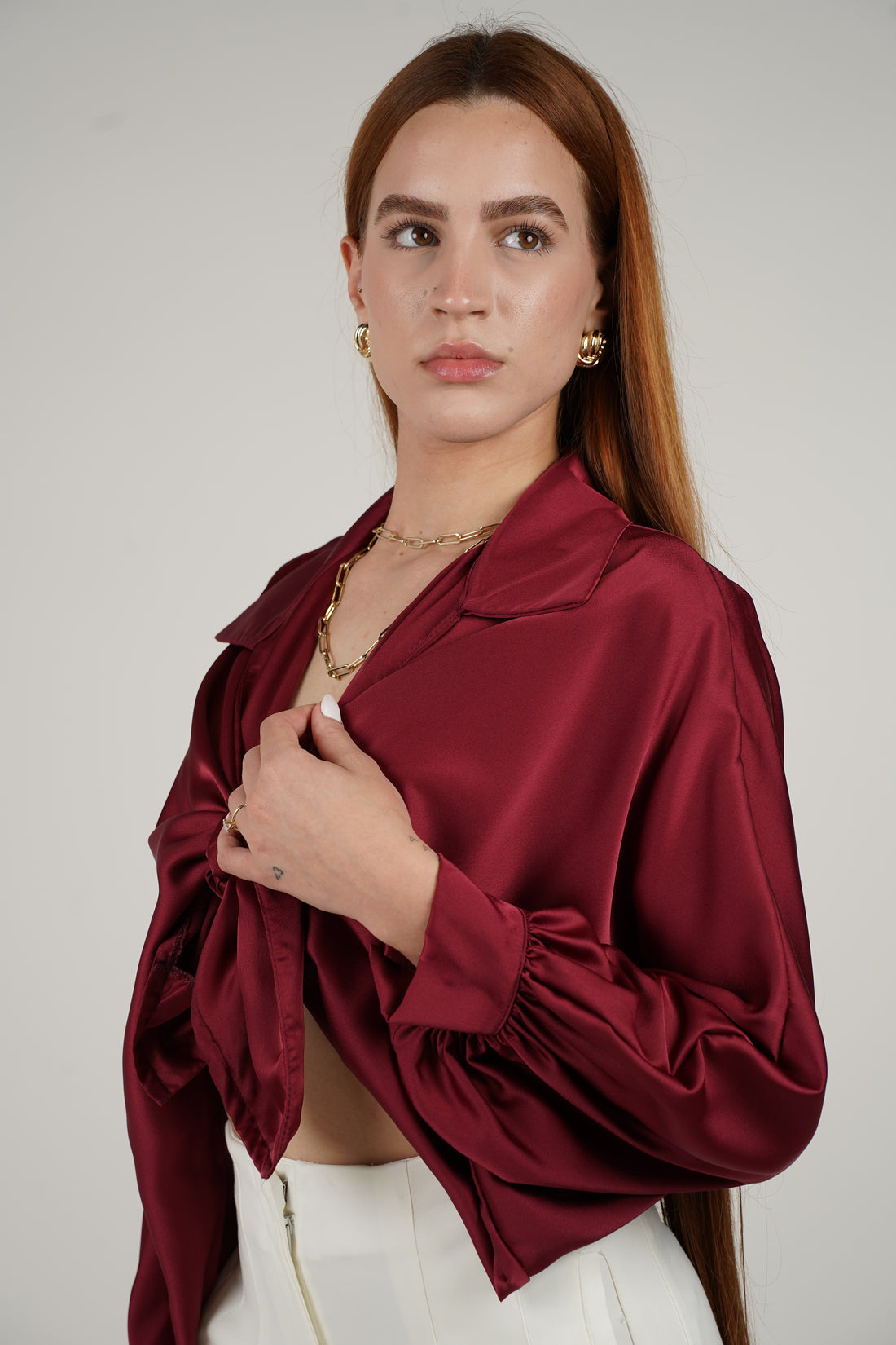 Blusa de seda Agatha