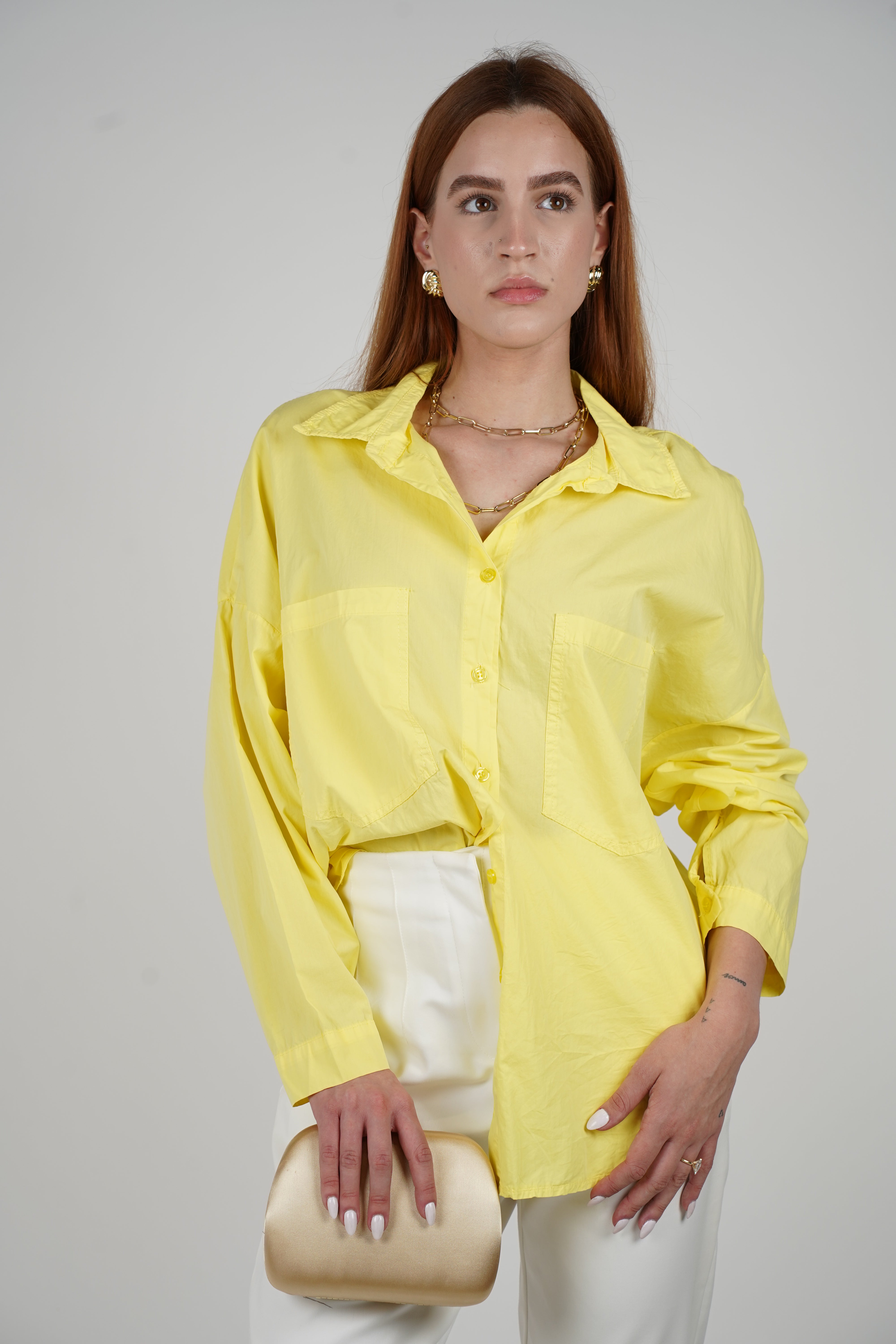 Camisa abotonada extragrande Maeve