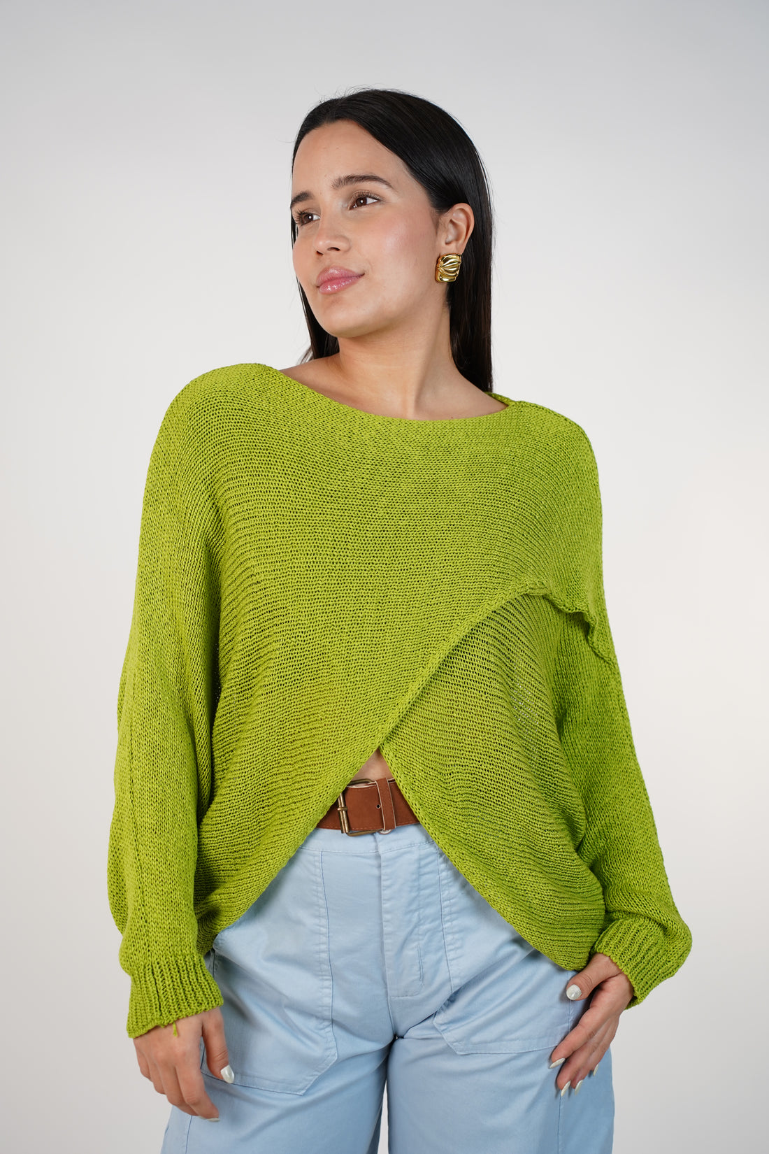 Nelly Cardigan Sweater – Effortless Wrap Comfort in Knit