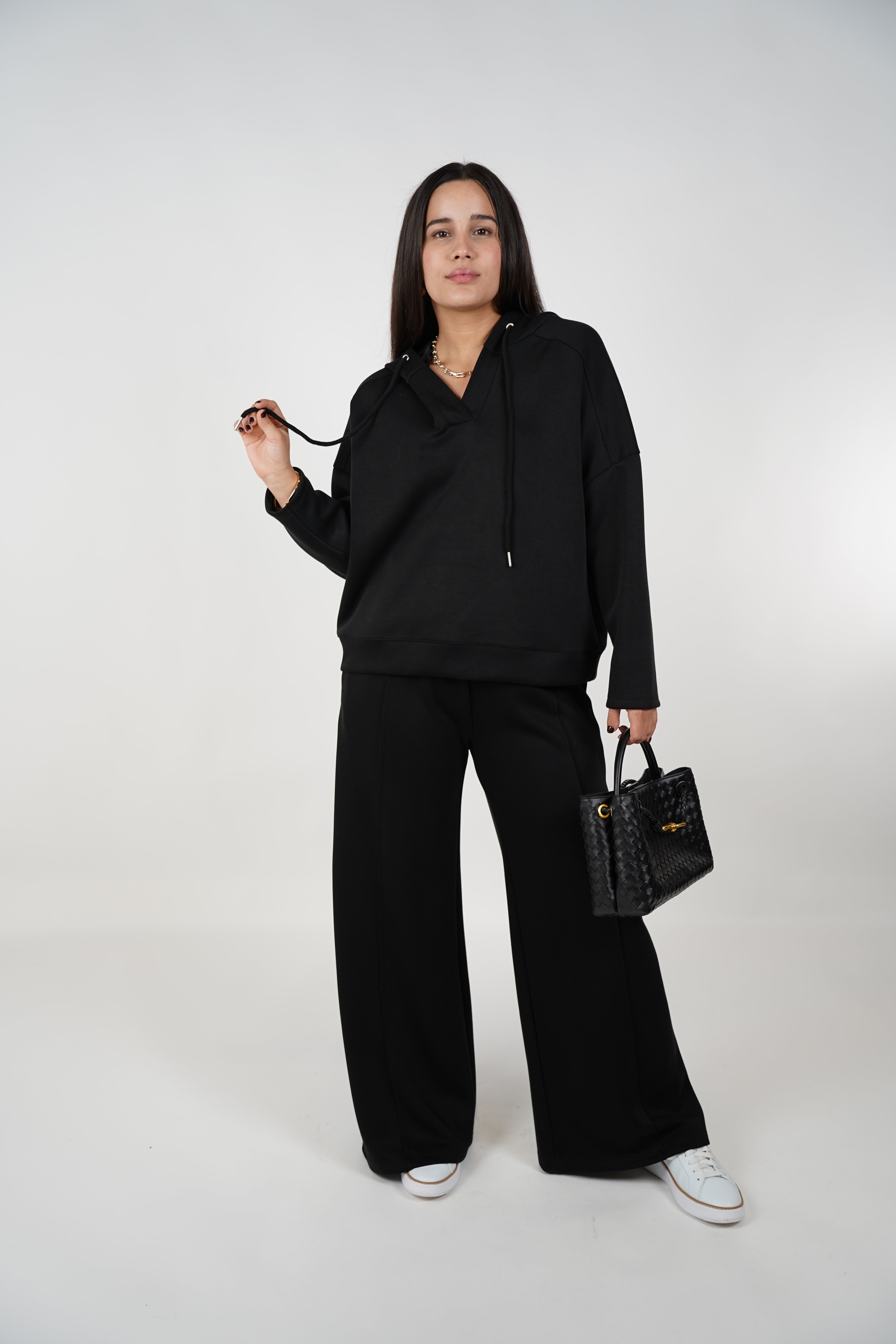 Selen Hooded Lounge Set – Effortless Minimal Luxe