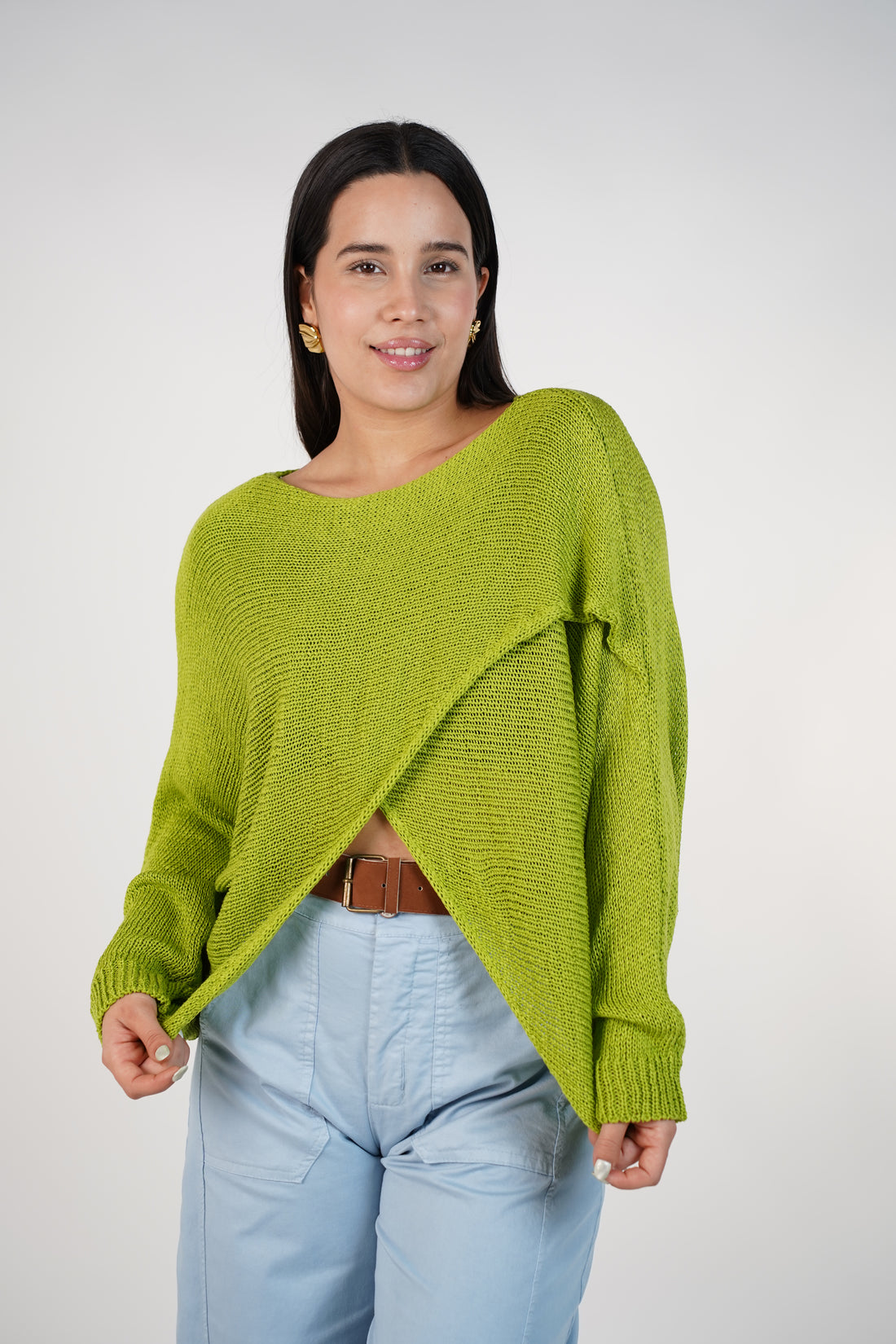 Nelly Cardigan Sweater – Effortless Wrap Comfort in Knit