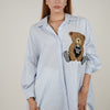 Osito Button Down – Playful Stripes with a Cute Twist