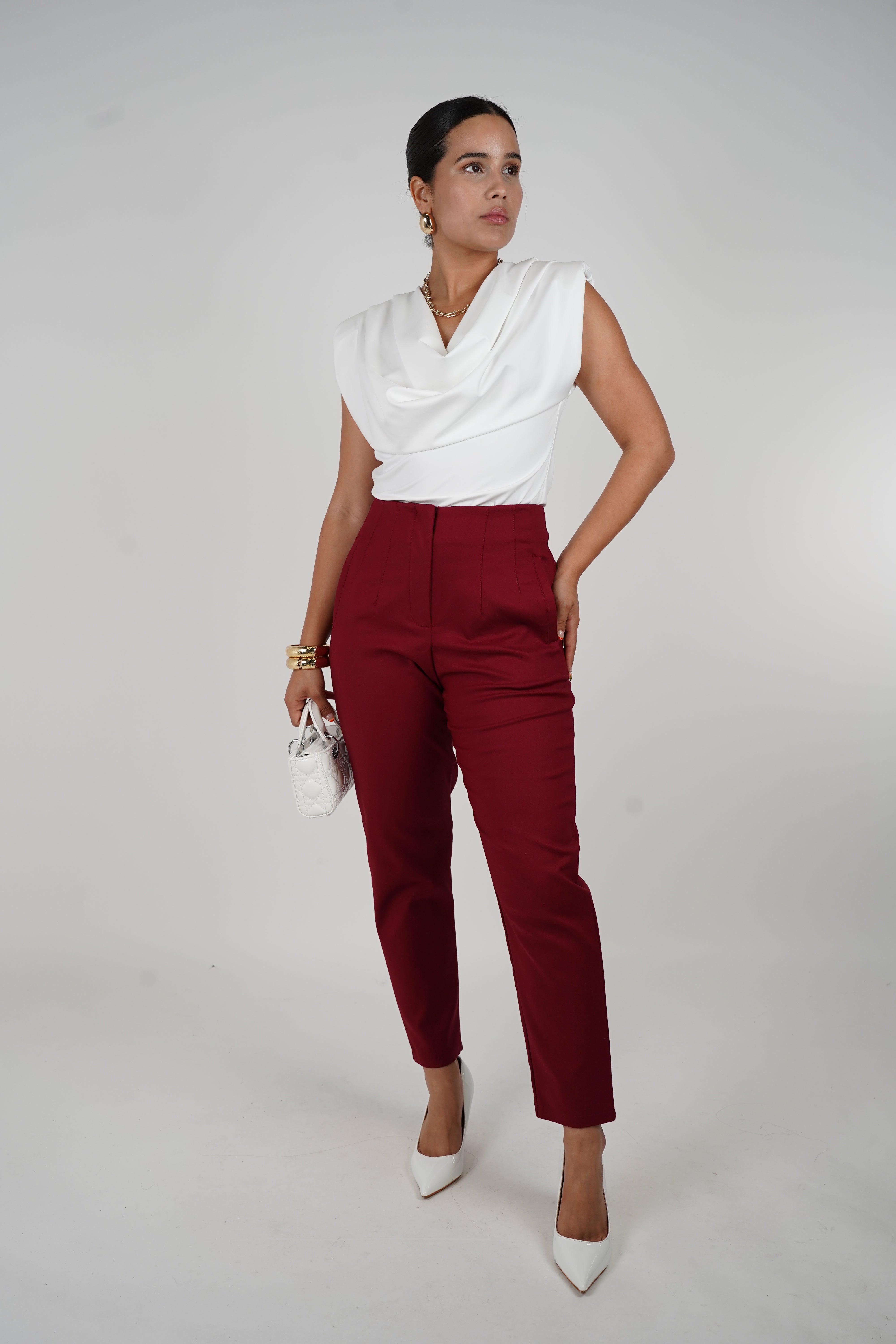 Emily Pants – Sleek Tailored Fit in Multiple Colors