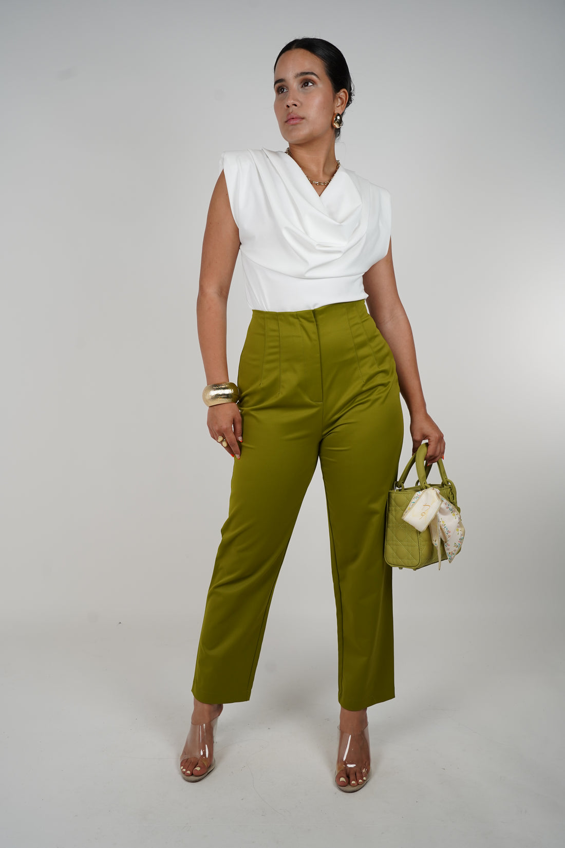 Susan Pants – Tailored Elegance in a Bold Hue