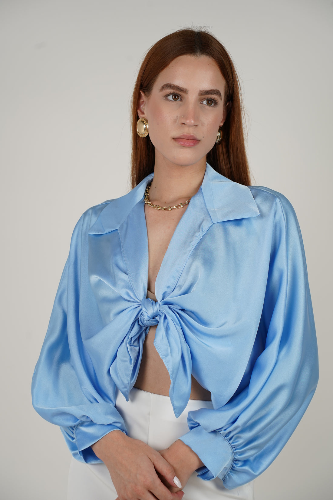 Blusa de seda Agatha