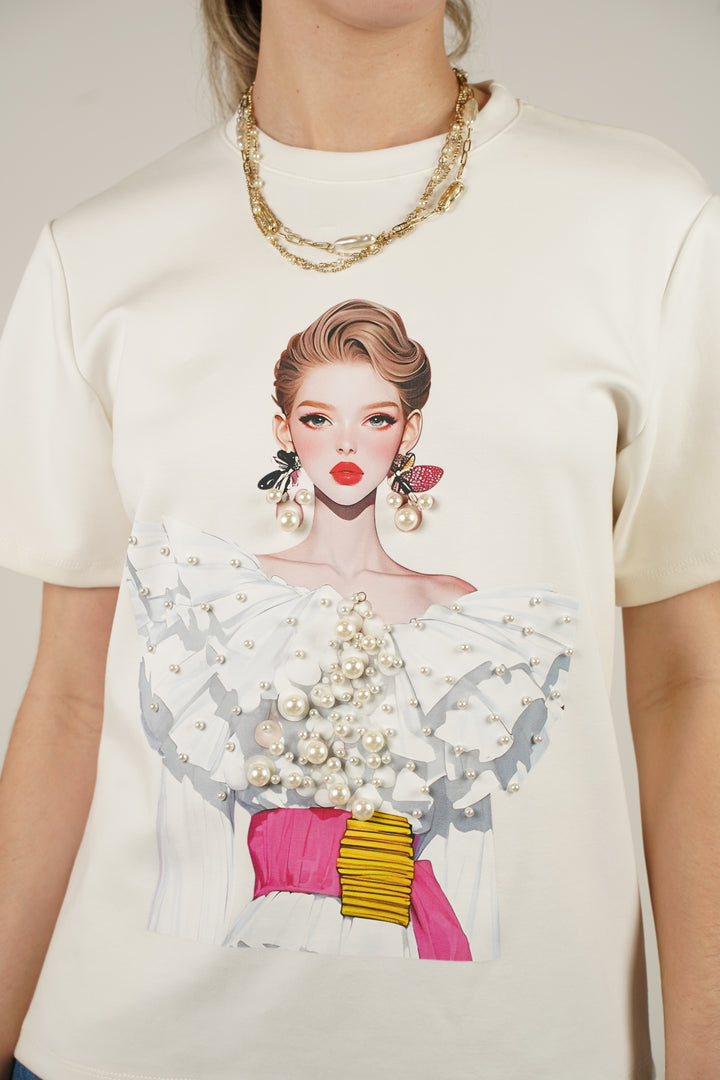 Marcela Women Top – Bold, Artistic, and Full of Attitude