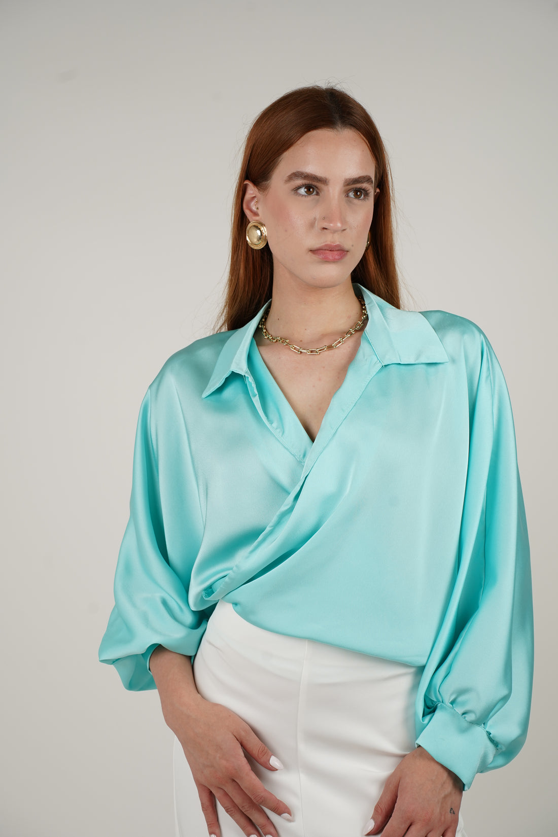 Blusa de seda Agatha