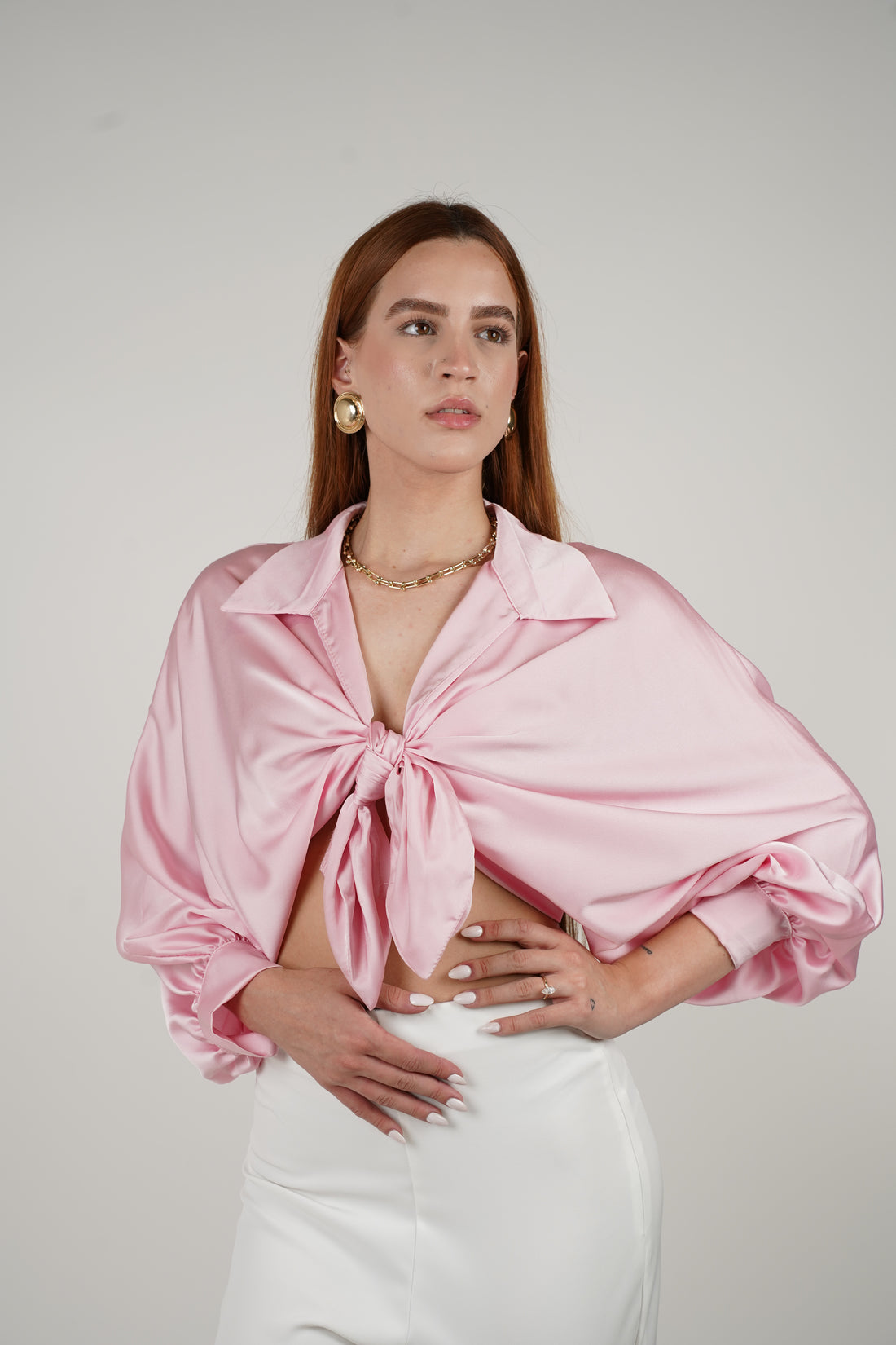 Blusa de seda Agatha